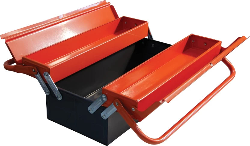 Totai Metal Tool Orange/Black Storage Box