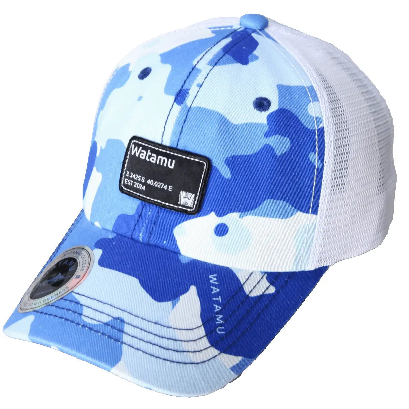 Watamu Inhace Blue Camo Trucker Cap