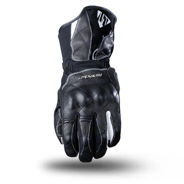 Five Gloves WFX Skin Black Woman's Motorcycle Gloves