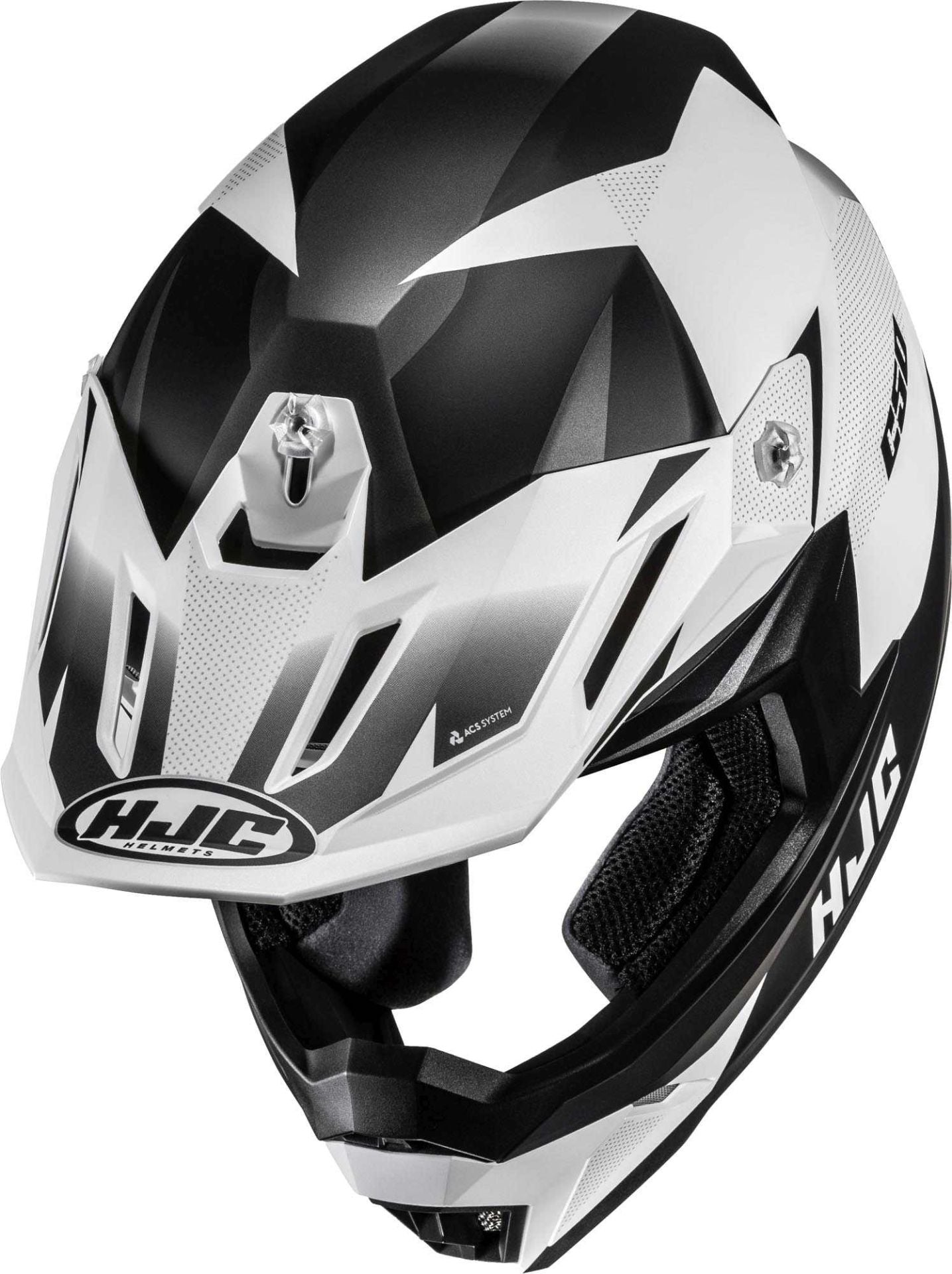 HJC C50 Slide Black/White/Grey Helmet