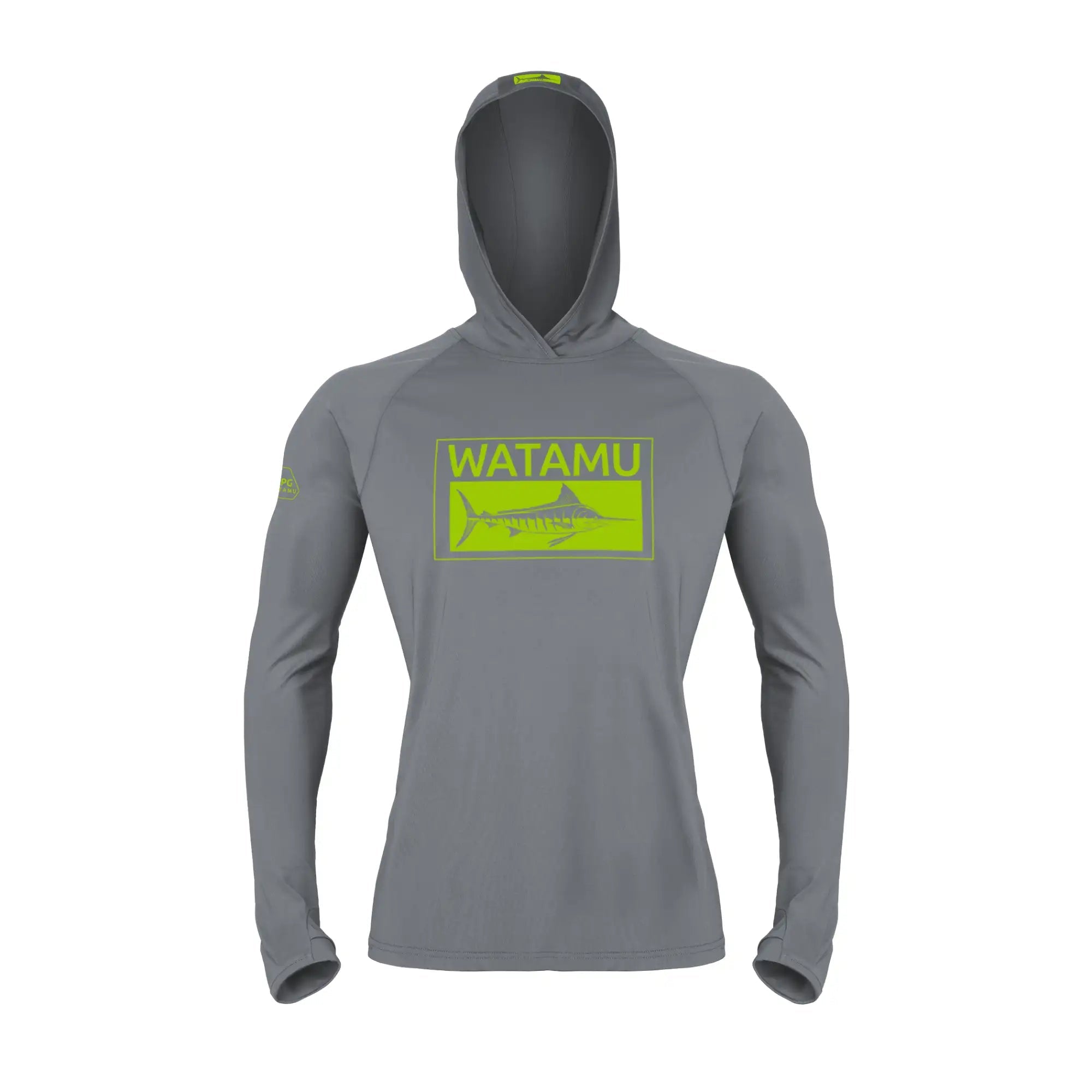 Watamu Kariba Grey Performance Hoody Top