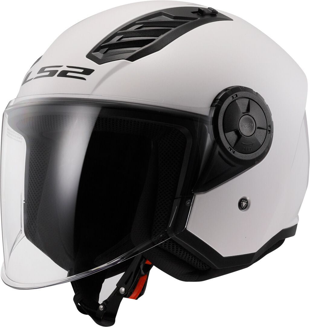 LS2 OF616 AirFlow II Gloss White Open Face Helmet