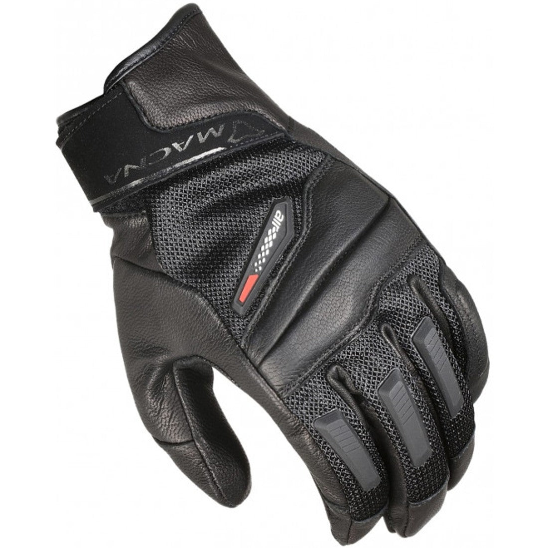 Macna Catch Black Motorcycle Gloves