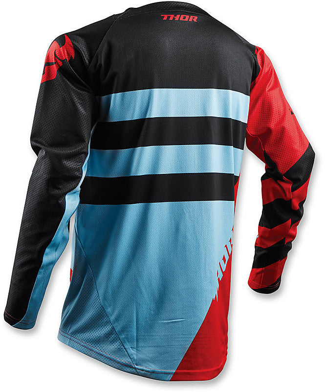 Thor Fuse Air Red/Blue Jersey