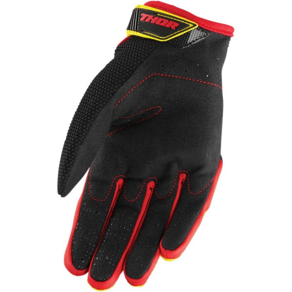 Thor Kids Spectrum Yellow/Black/Red Gloves