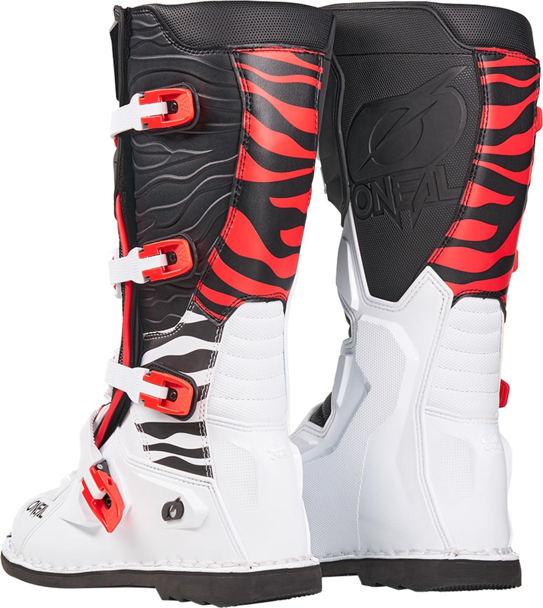 O'Neal 3SRS Zebra Black/White/Red MX Boots