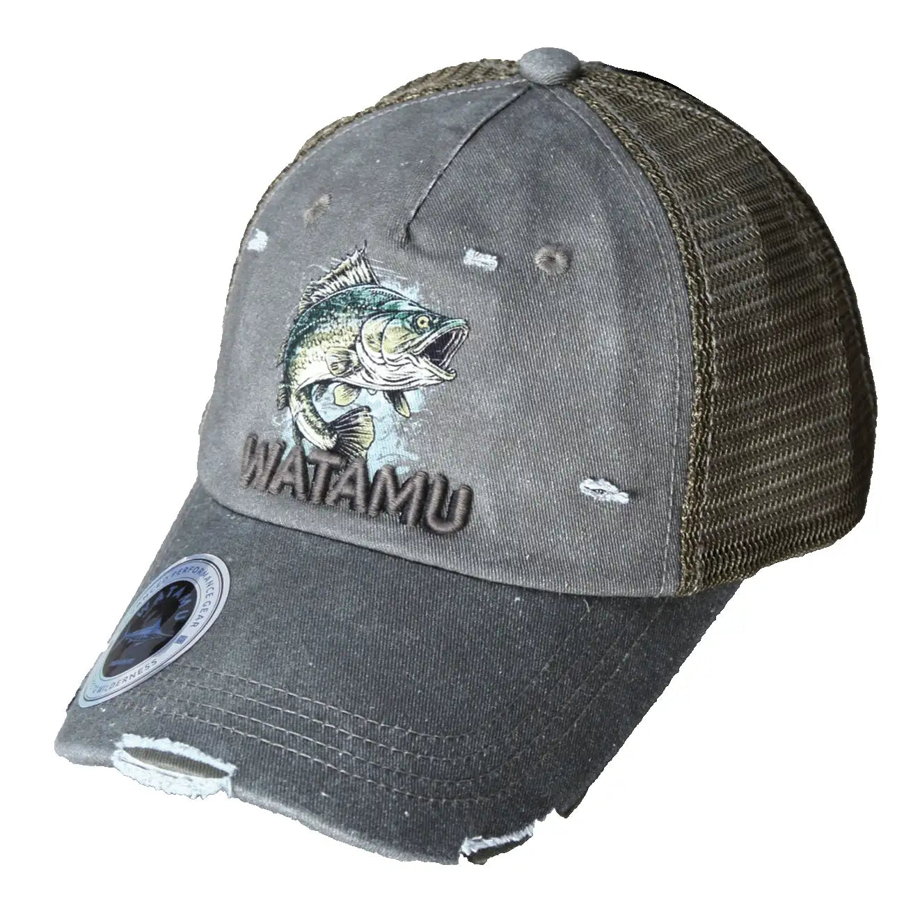 Watamu Olive Bass Truckers Cap