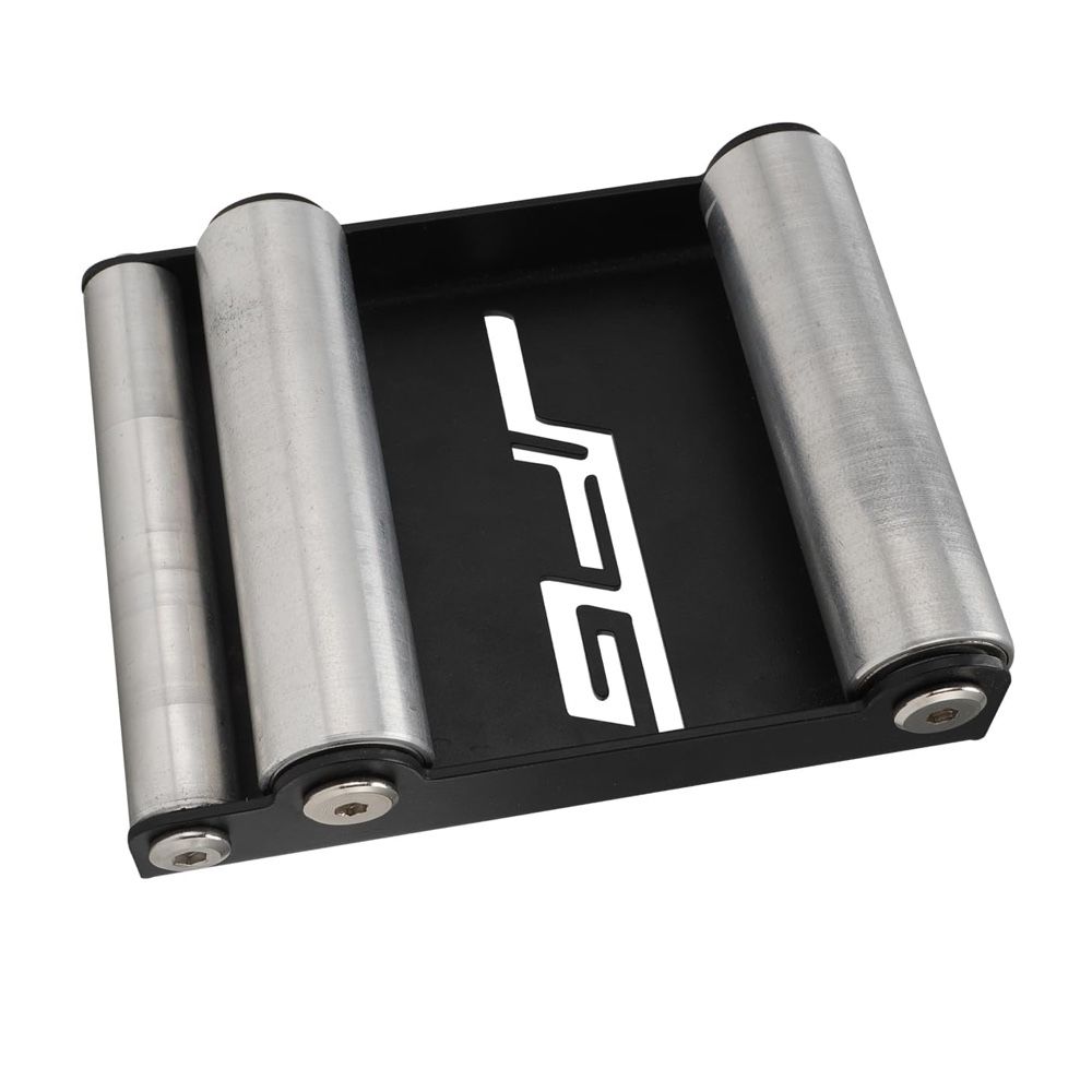 JFG Motorcycle Wheel Cleaning Roller Stand