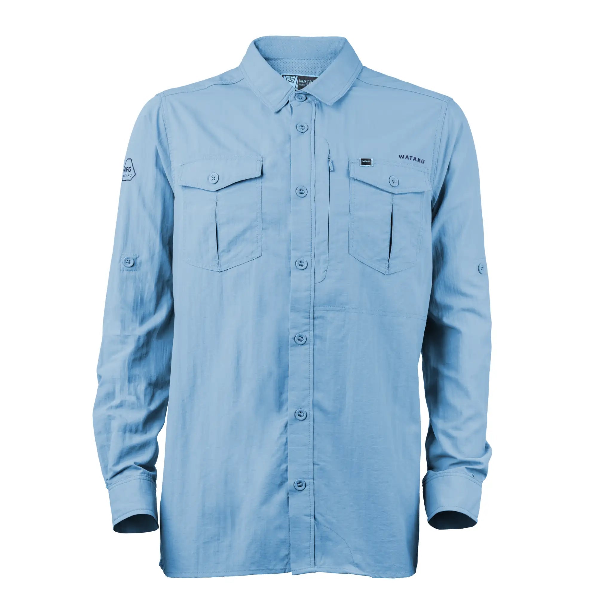 Watamu Jambo Jambo Sky Blue Long Sleeves Shirt