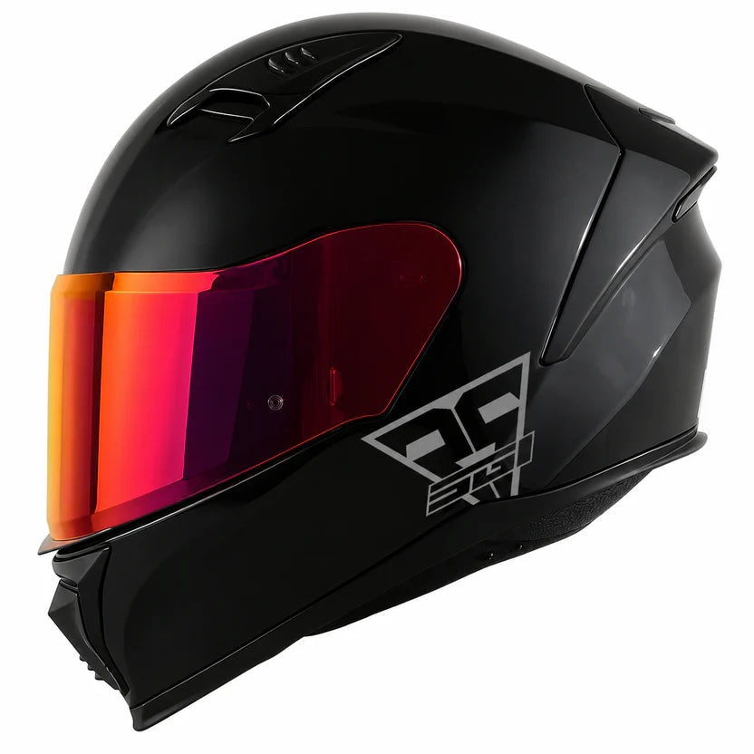 SGI Core Gloss Black Full Face Helmet