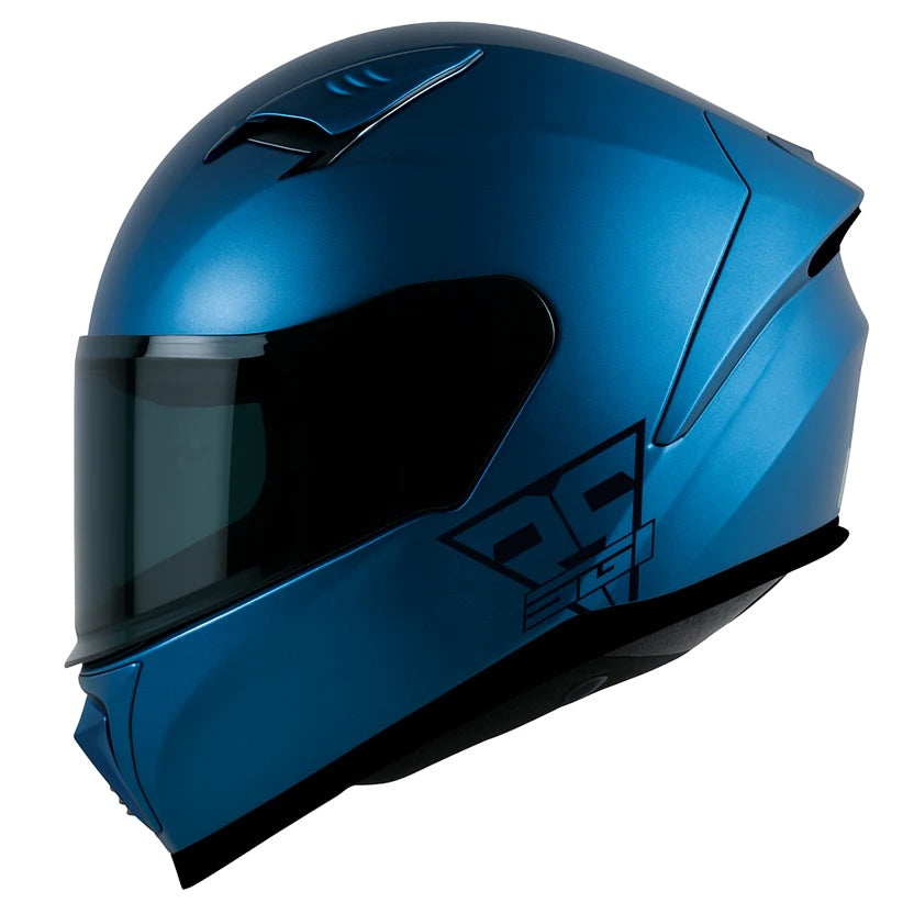 SGI Core Metallic Blue Full Face Helmet