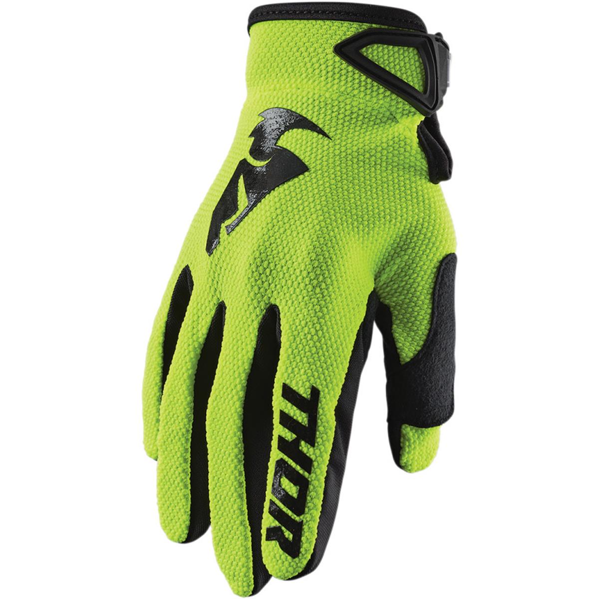 Thor Kids Sector Lime Gloves