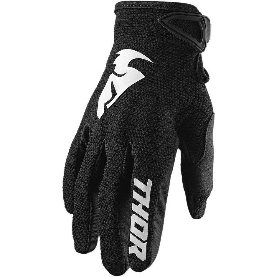 Thor Kids Sector Black Gloves