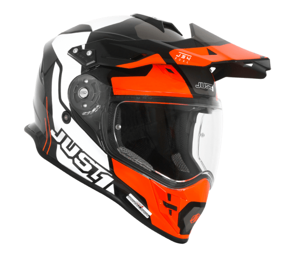 MC Auto: Just 1 J34 Pro Tour Orange/Black Gloss Helmet