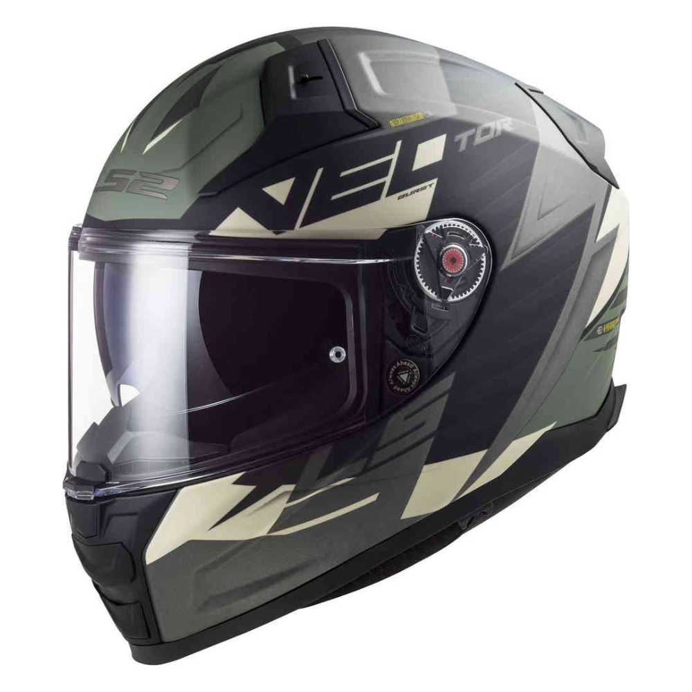 MC Auto: LS2 FF811 Vector II Absolute Matt Black/Silver Helmet