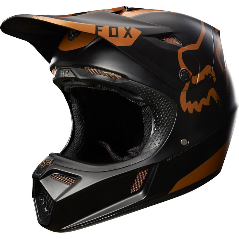 MC Auto: Fox V3 Moth LE Copper Helmet
