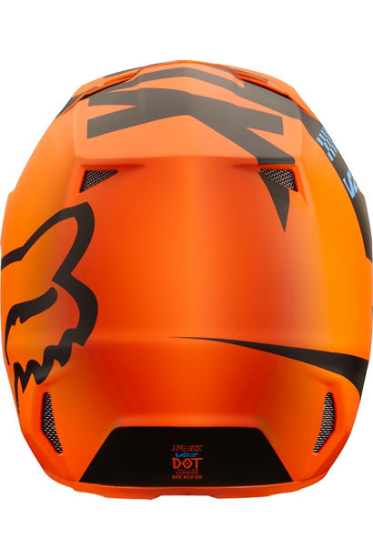 MC Auto: Fox V2 Mastar Orange Helmet