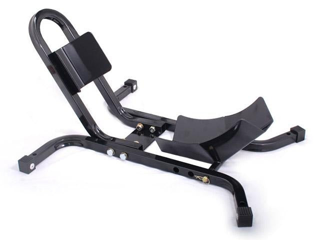 MC Auto: Sumomoto Steel Motorcycle Black Wheel Chock