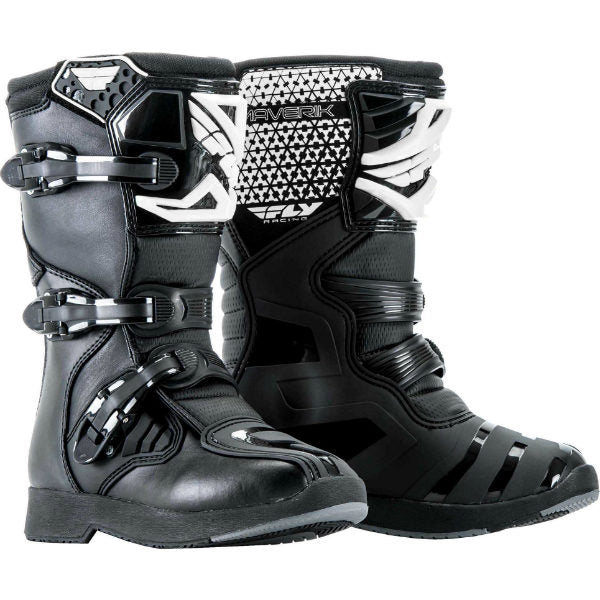 MC Auto: Fly Kids Maverick Black Boots