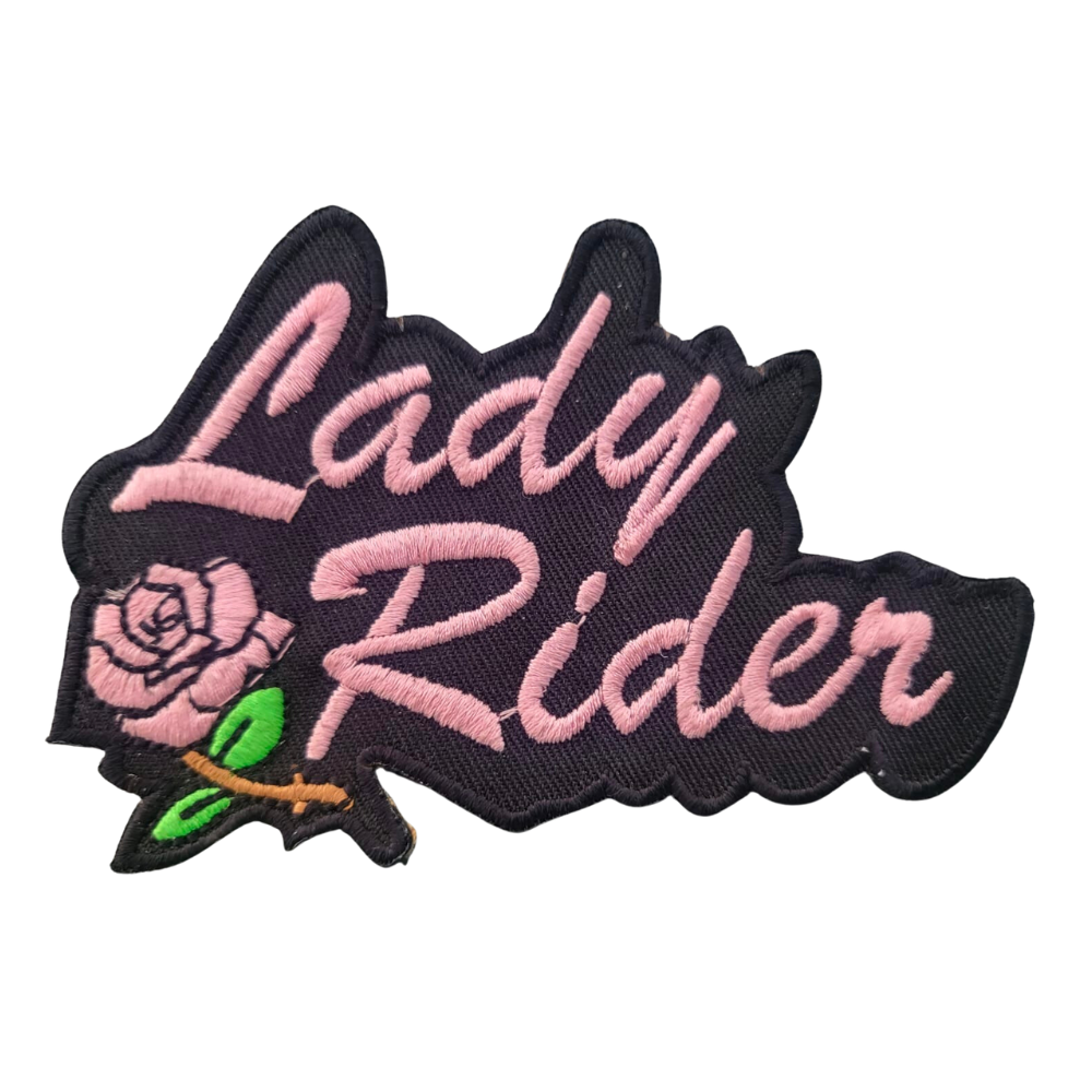 MC Auto: Motorcycle Waistcoat Patch With Lady Rider