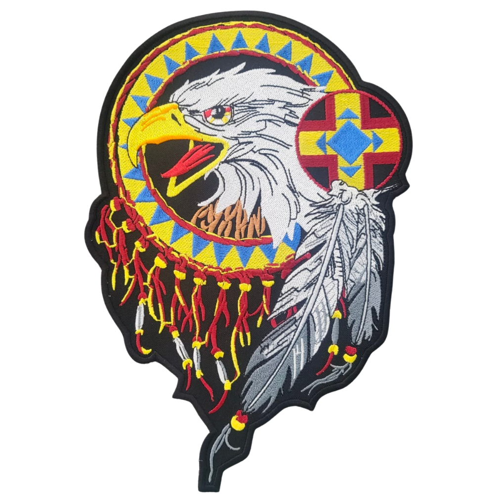 MC Auto: Motorcycle Waistcoat Patch With Eagle