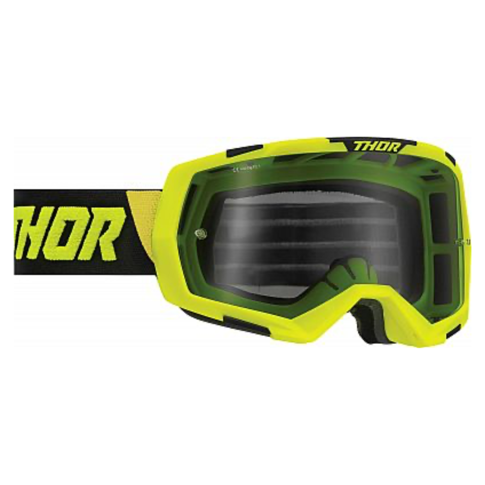 MC Auto: Thor Regiment Lime/Black Goggle