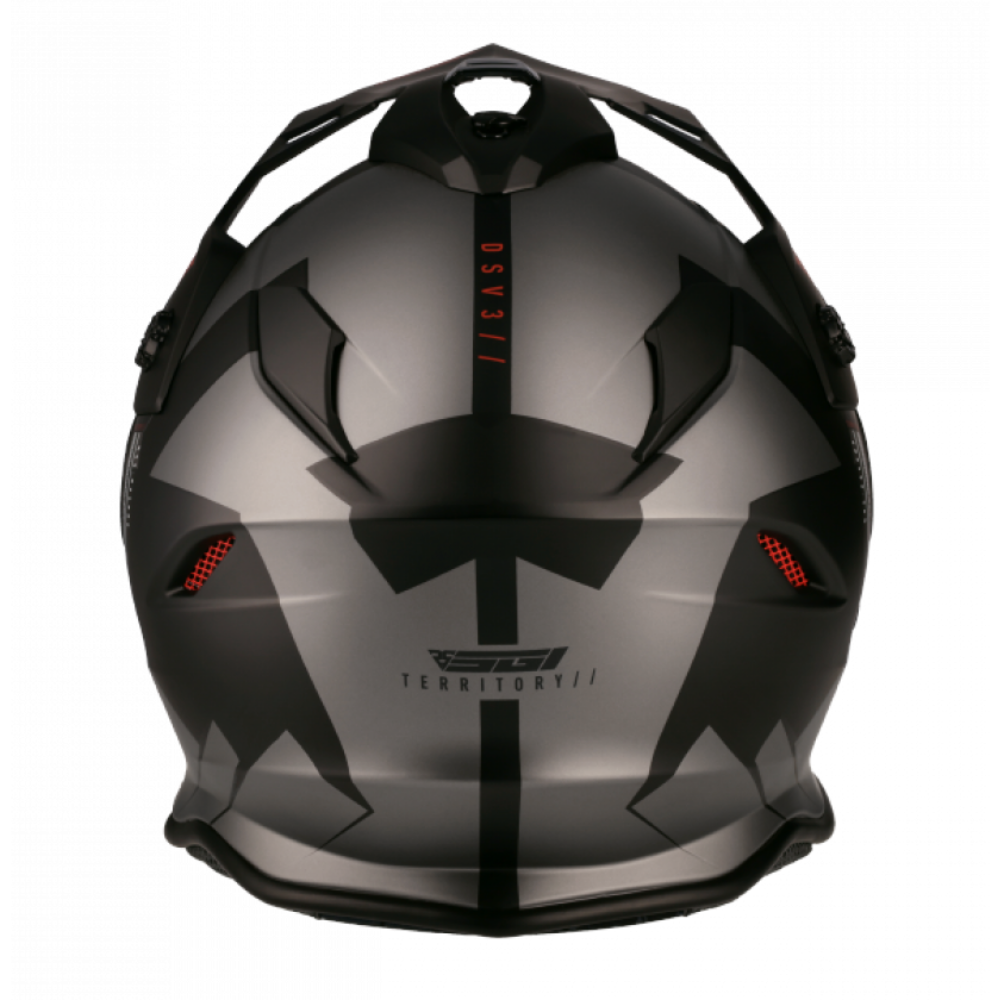 MC Auto: Spirit DSV3 Territory Black/Red Helmet