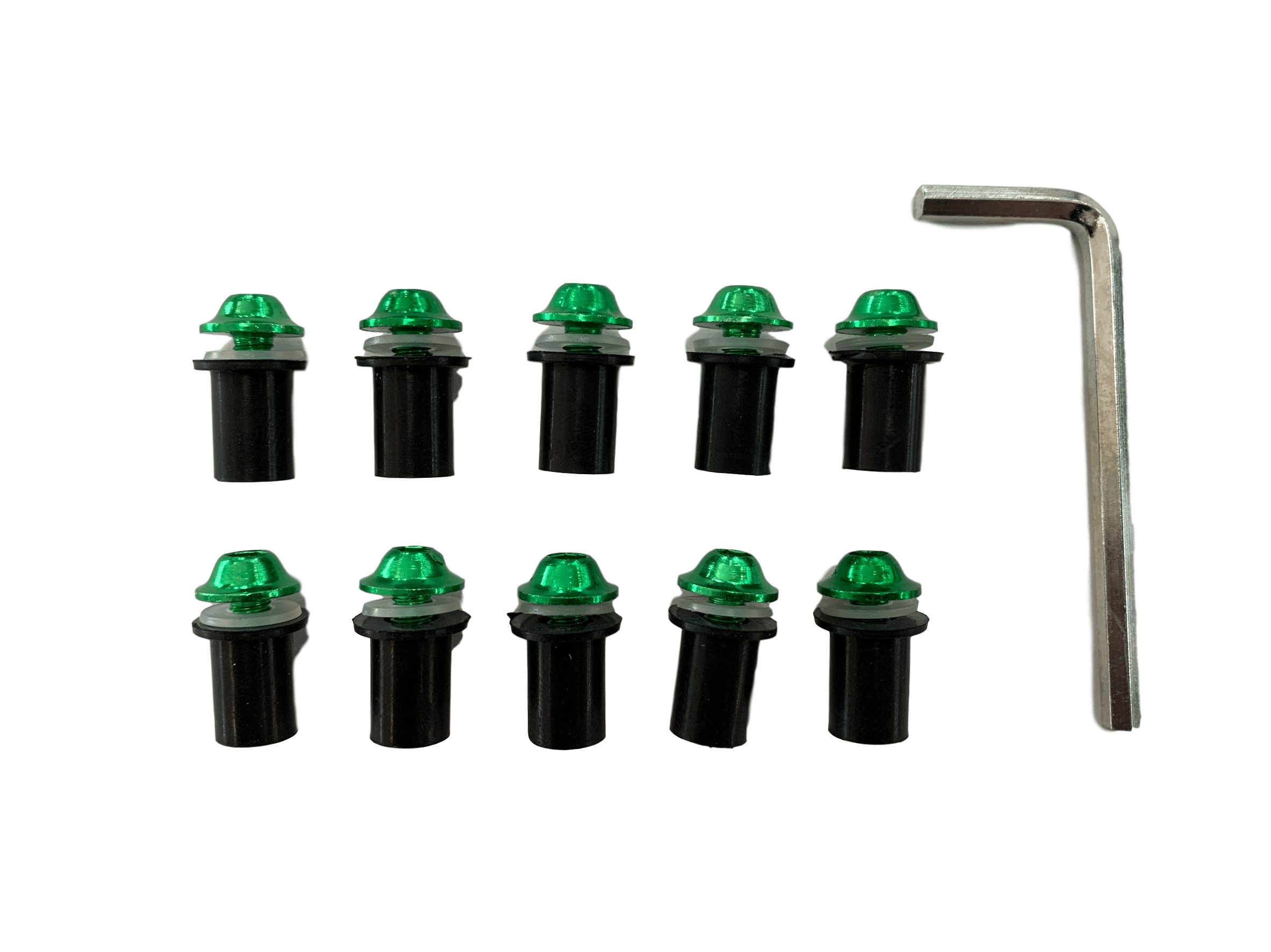 MC Auto: Rotracc Green Screen Bolts