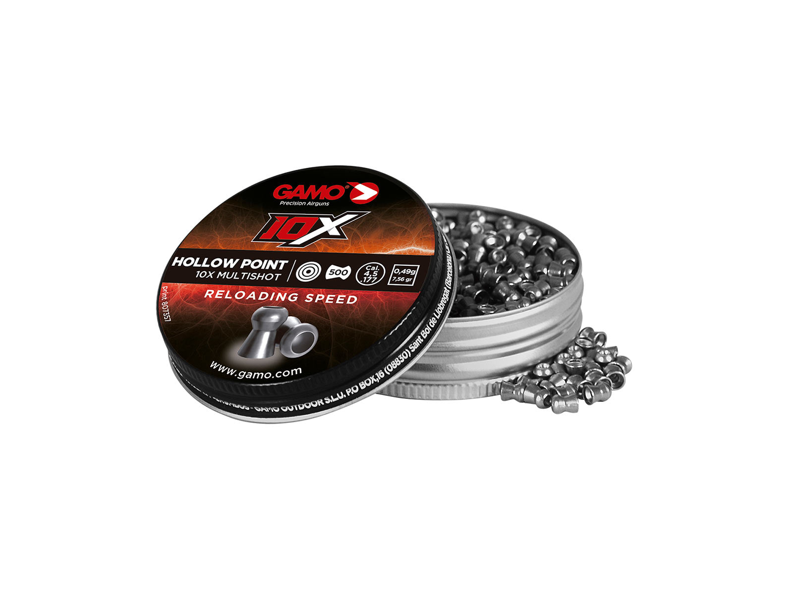 MC Auto: Gamo Hollow Point 10X Multishot 4.5mm Pellets