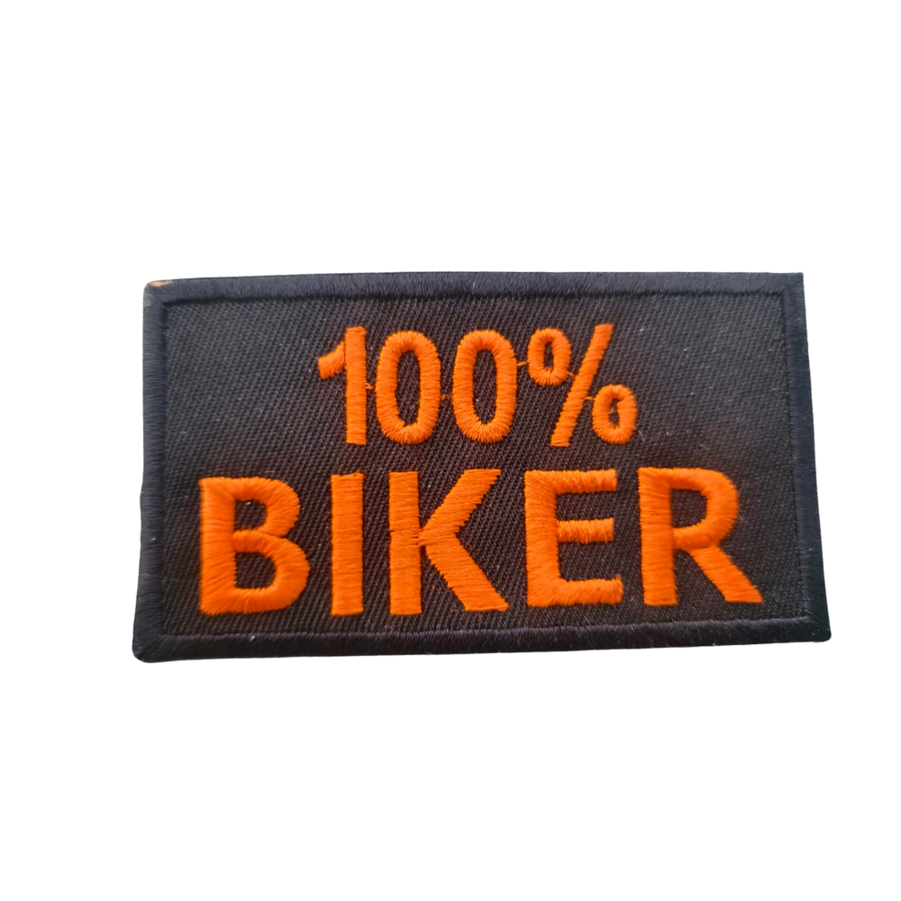 MC Auto: Motorcycle Waistcoat Patch With 100% Biker