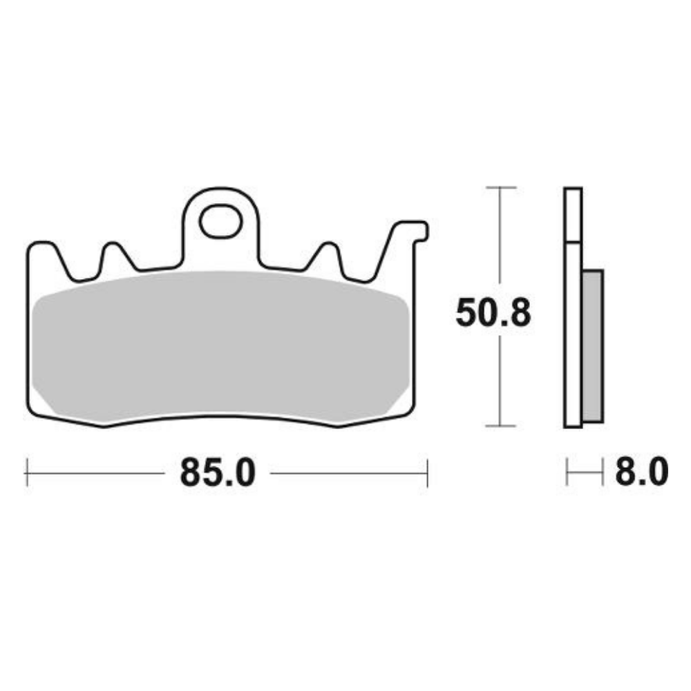 MC Auto: SBS 900HS Front Brake Pads