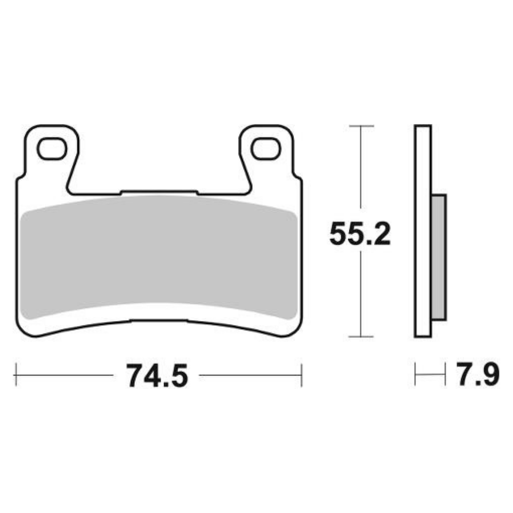 MC Auto: SBS 894HS Front Brake Pads