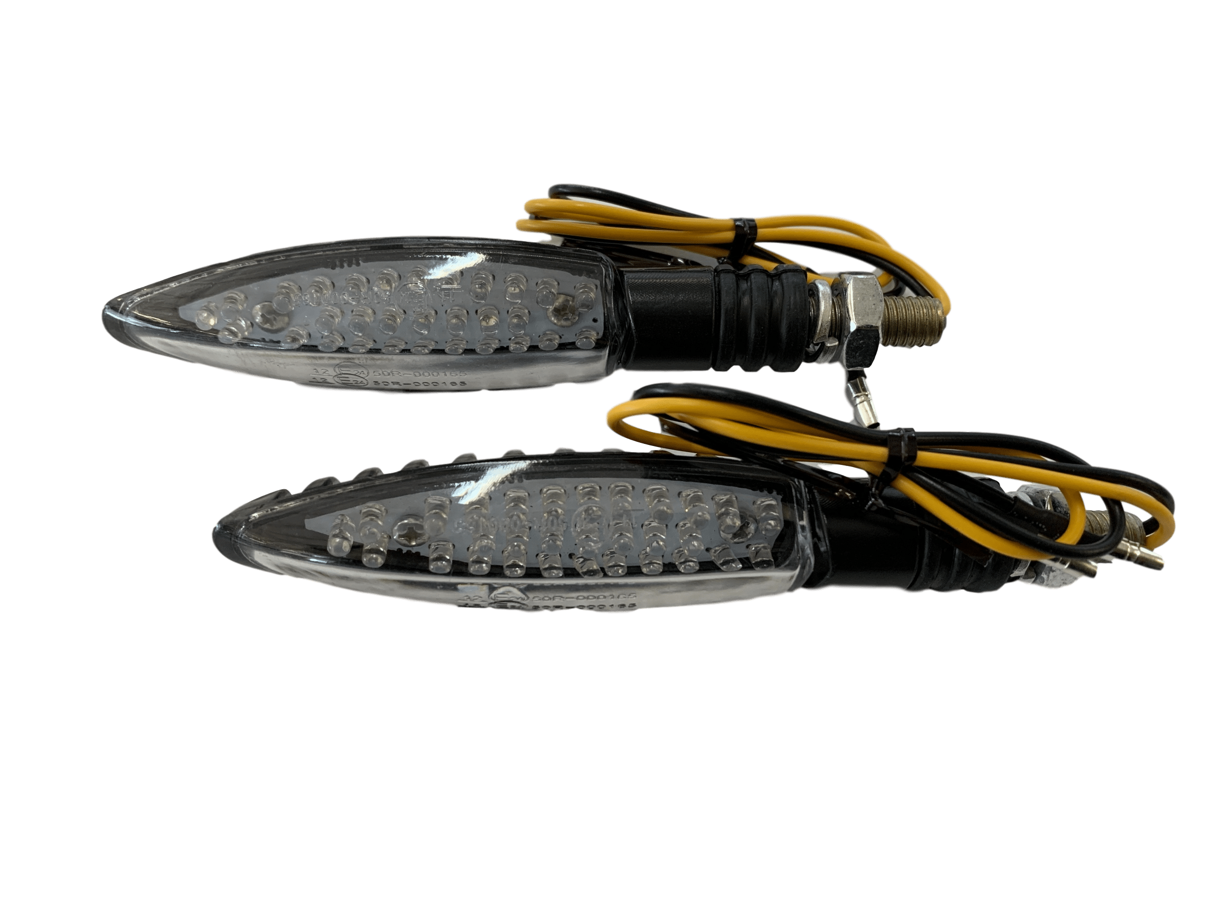 MC Auto: Rotracc Ribbed LED Clear Indicators