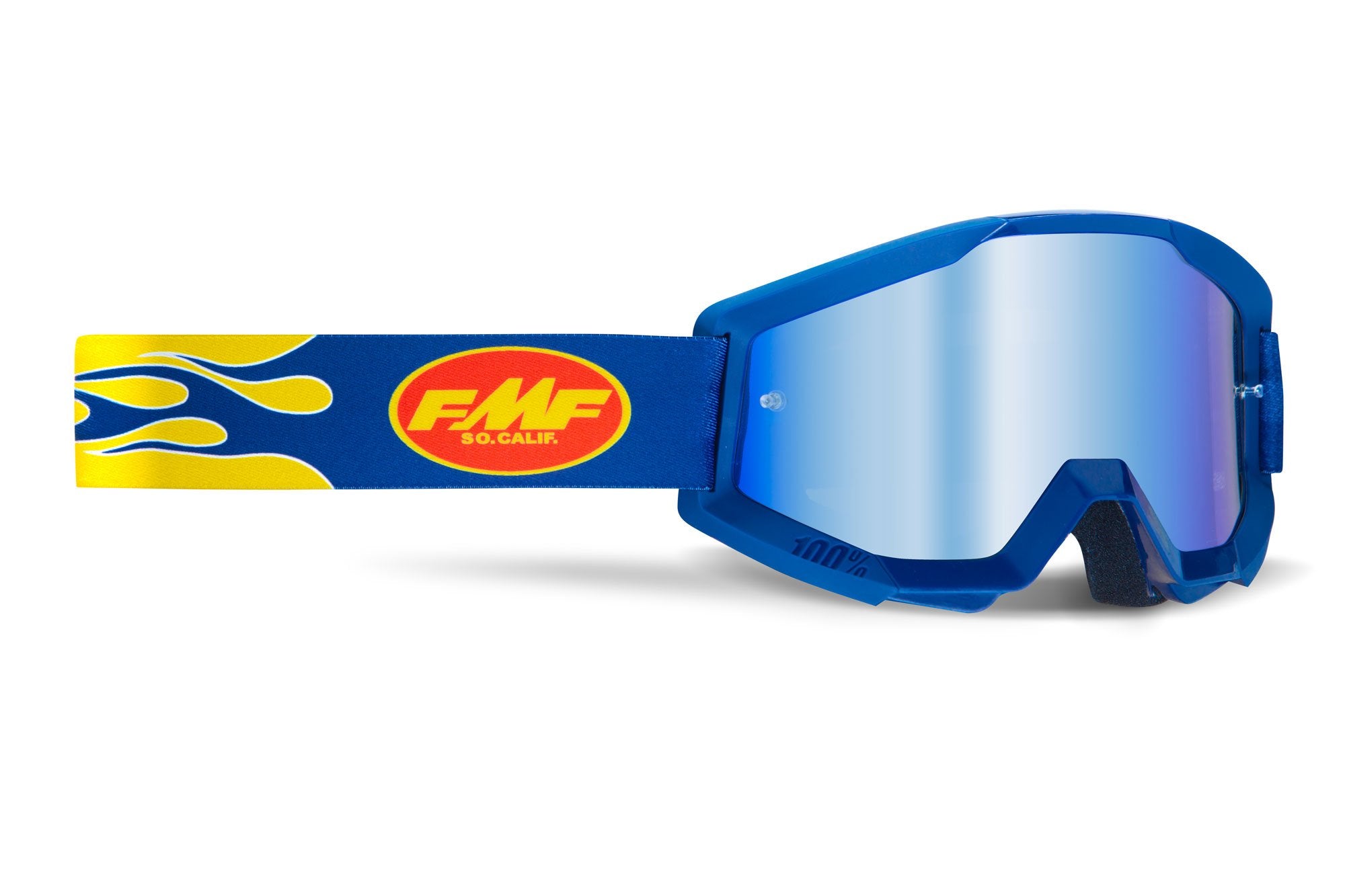 MC Auto: FMF PowerCore Flame Navy Goggle