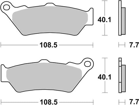 MC Auto: SBS 674HS Front Brake Pads