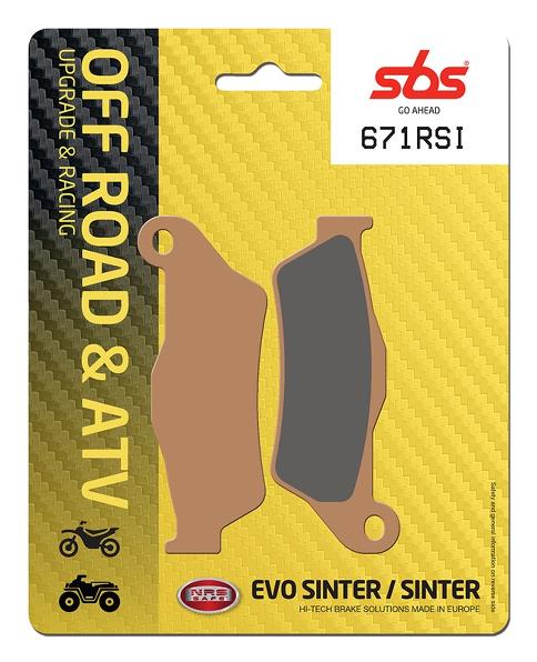 MC Auto: SBS 671RSI Front Brake Pads