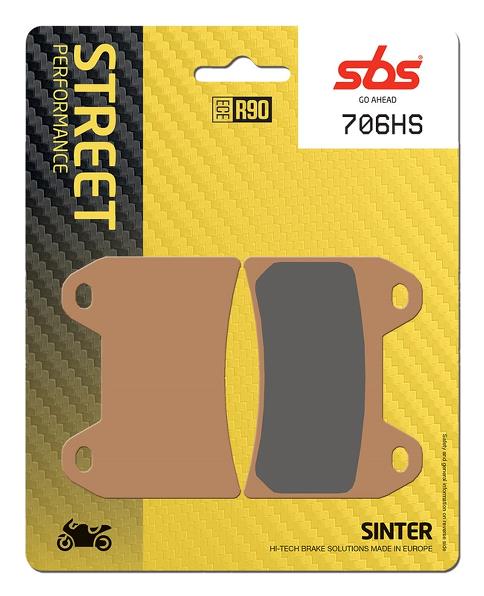 MC Auto: SBS 706HS Front Brake Pads