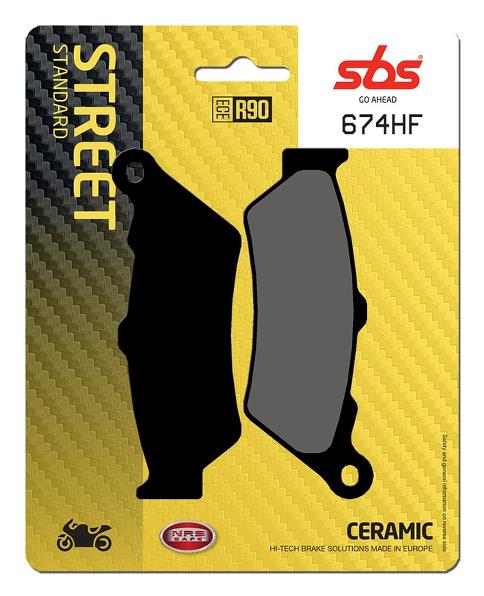 MC Auto: SBS 674HF Front/Rear Brake Pads