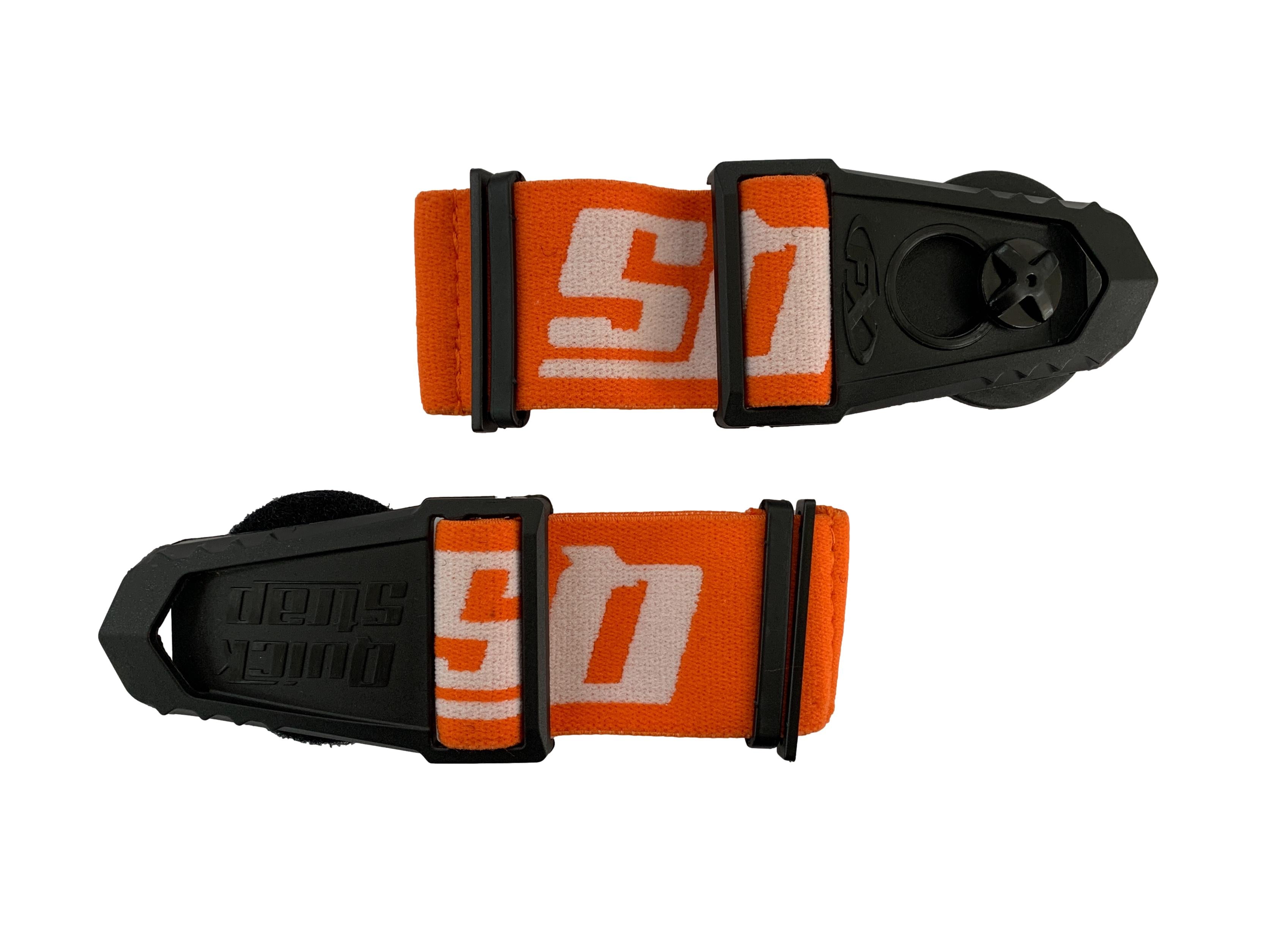 MC Auto: FX Goggle Orange Quick Straps