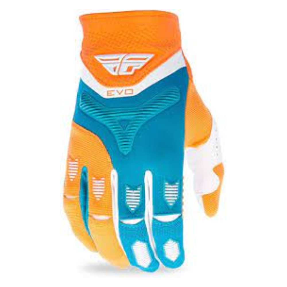 MC Auto: Fly Evo Orange/ Teal Gloves