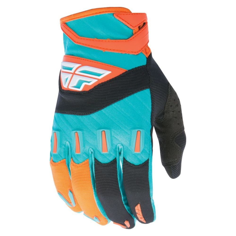 MC Auto: Fly Kids F-16 Orange/ Teal Gloves