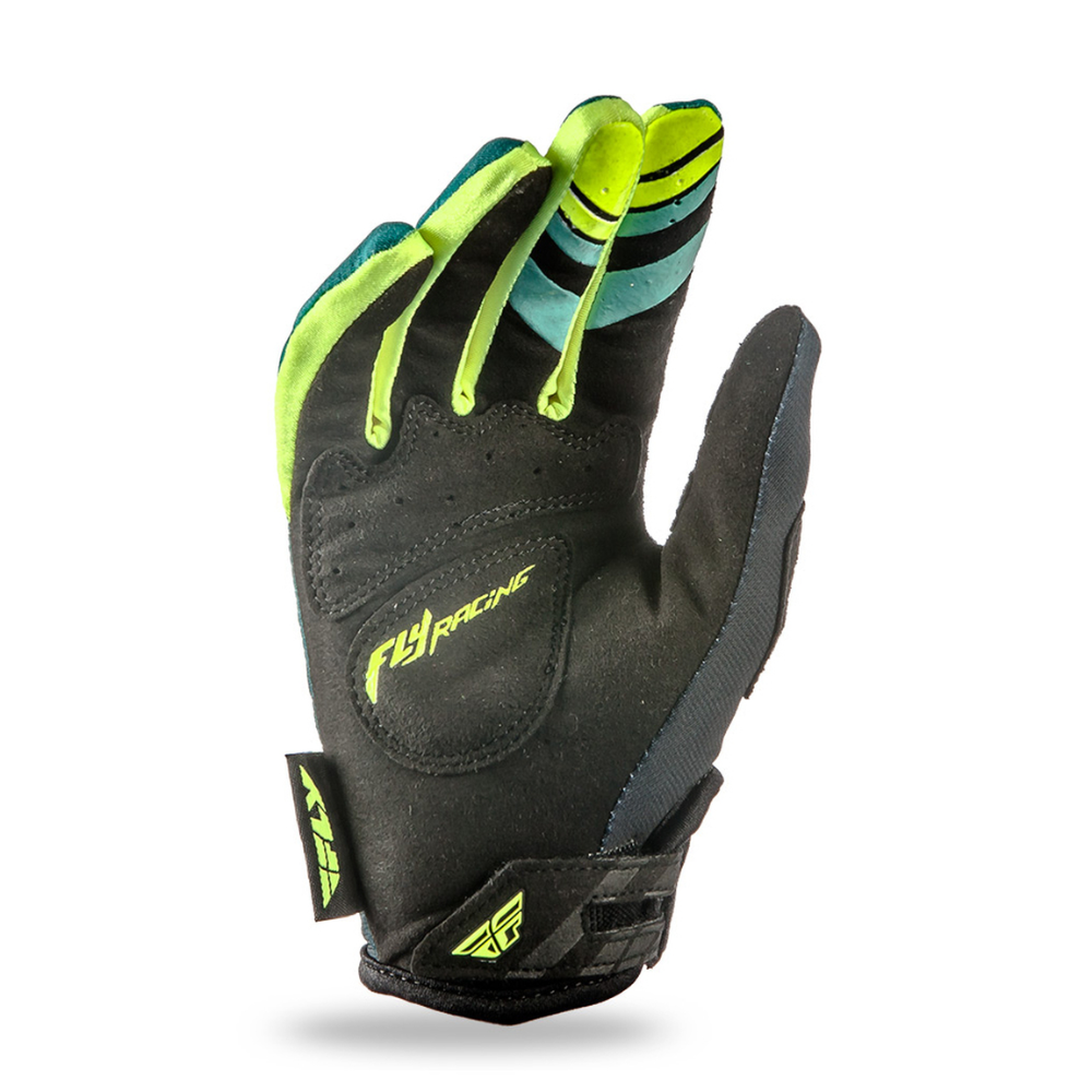 MC Auto: Fly Women's Kinetic Teal/ Hi-Vis Gloves
