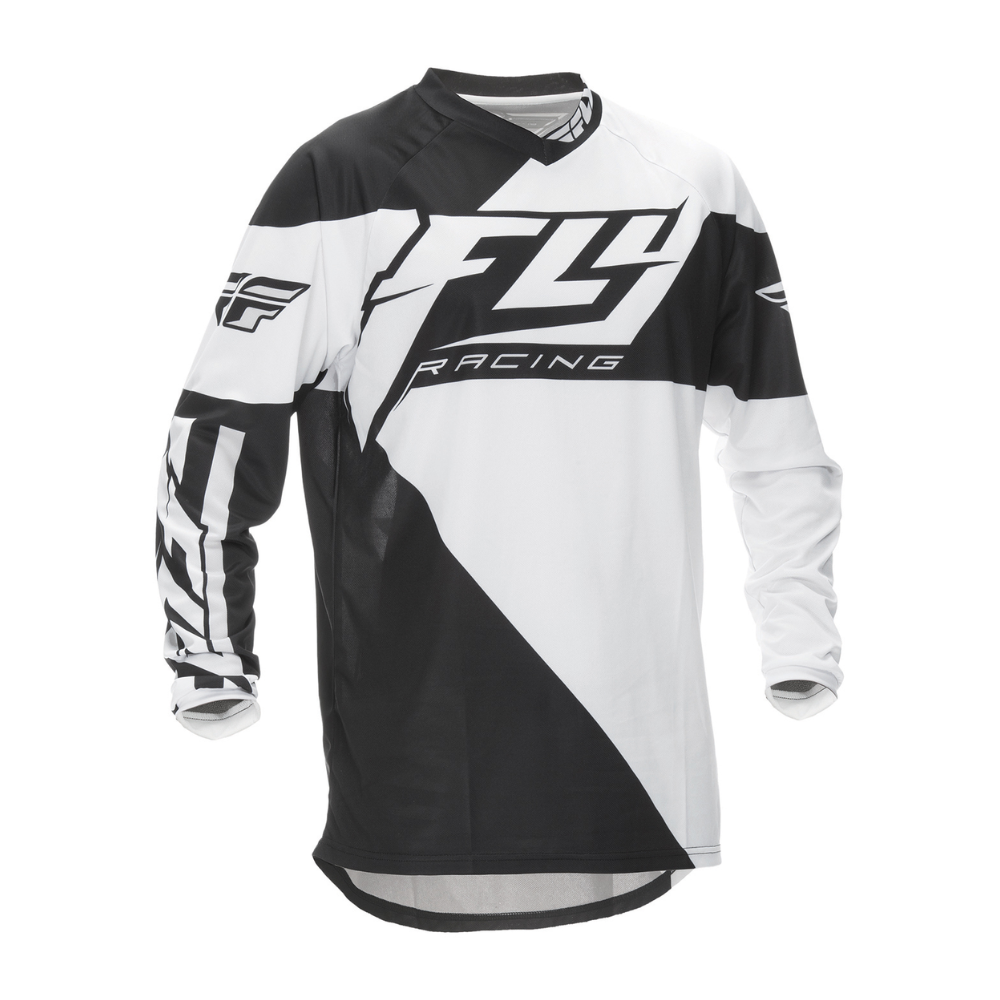 MC Auto: Fly F-16 Black/ White Jersey