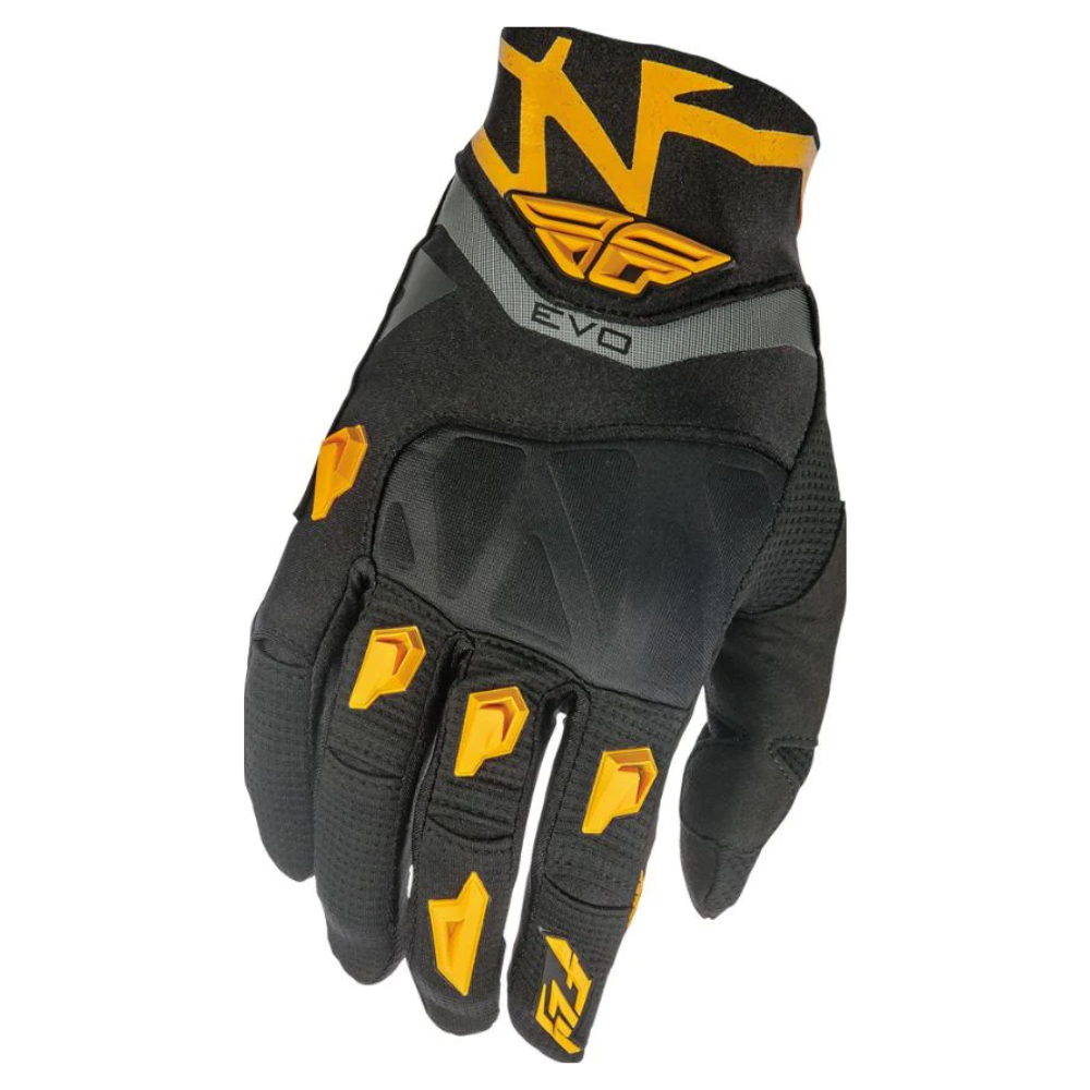 MC Auto: Fly Evolution Black/ Orange Gloves