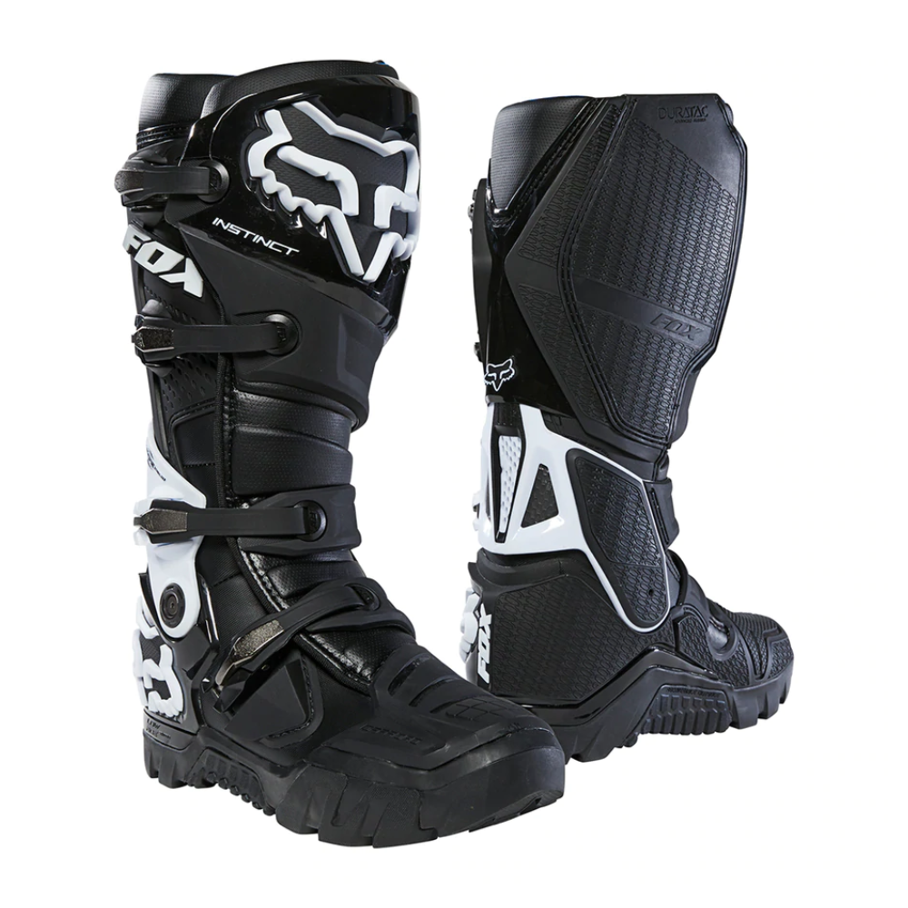 MC Auto: Fox Instinct X Black/White Boots