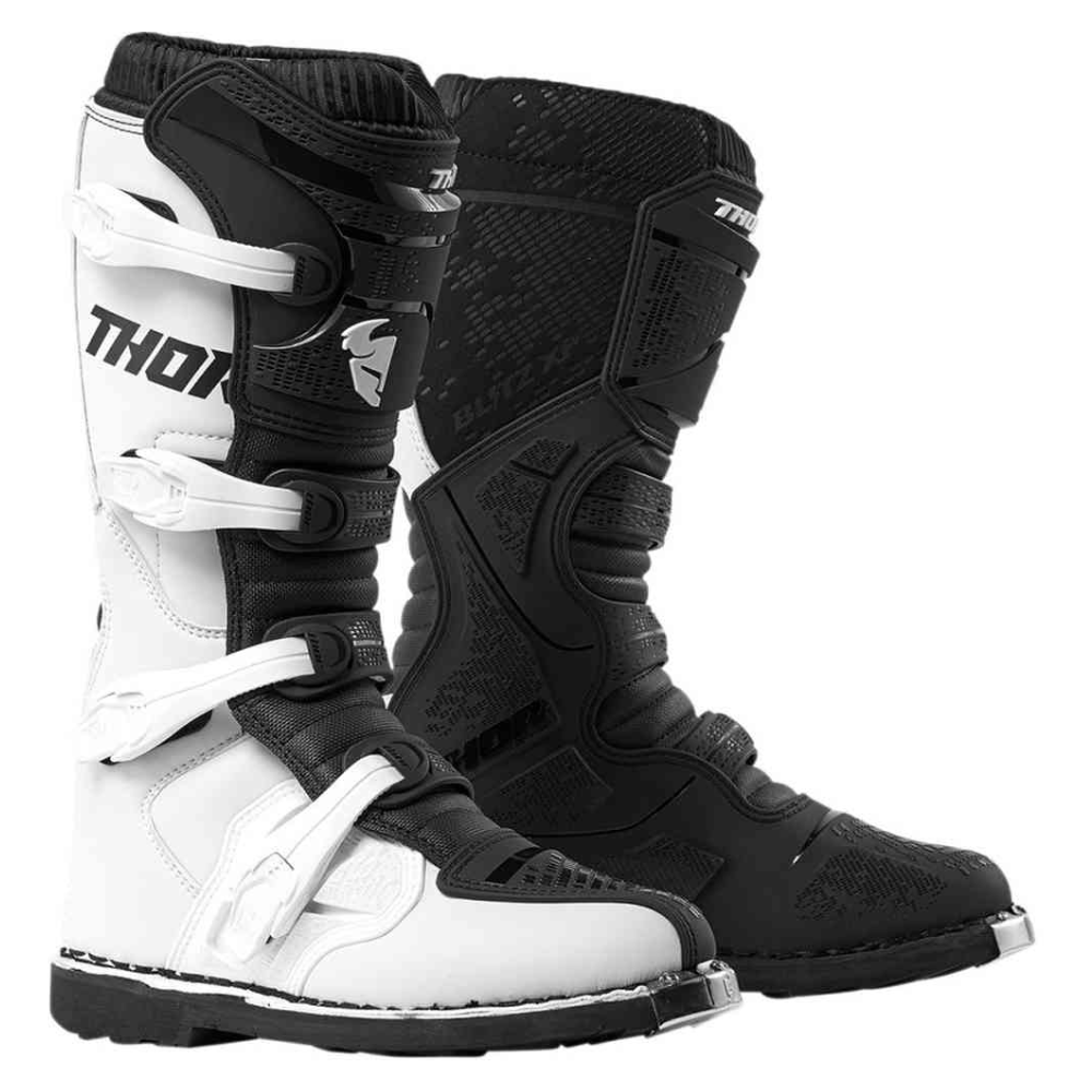 MC Auto: Thor Kids Blitz XP White/Black Boots