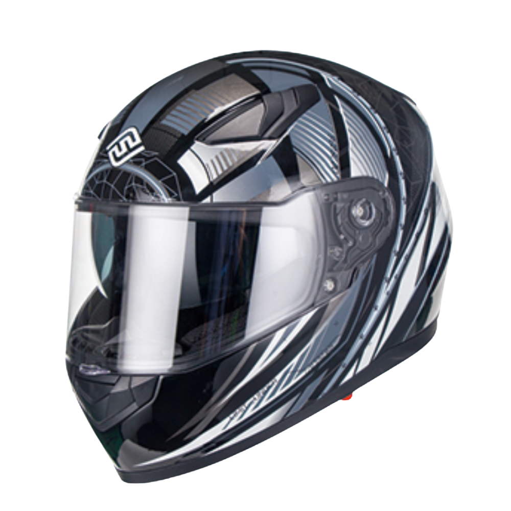 MC Auto: Faseed FS-816 ZXH Gloss Black Helmet
