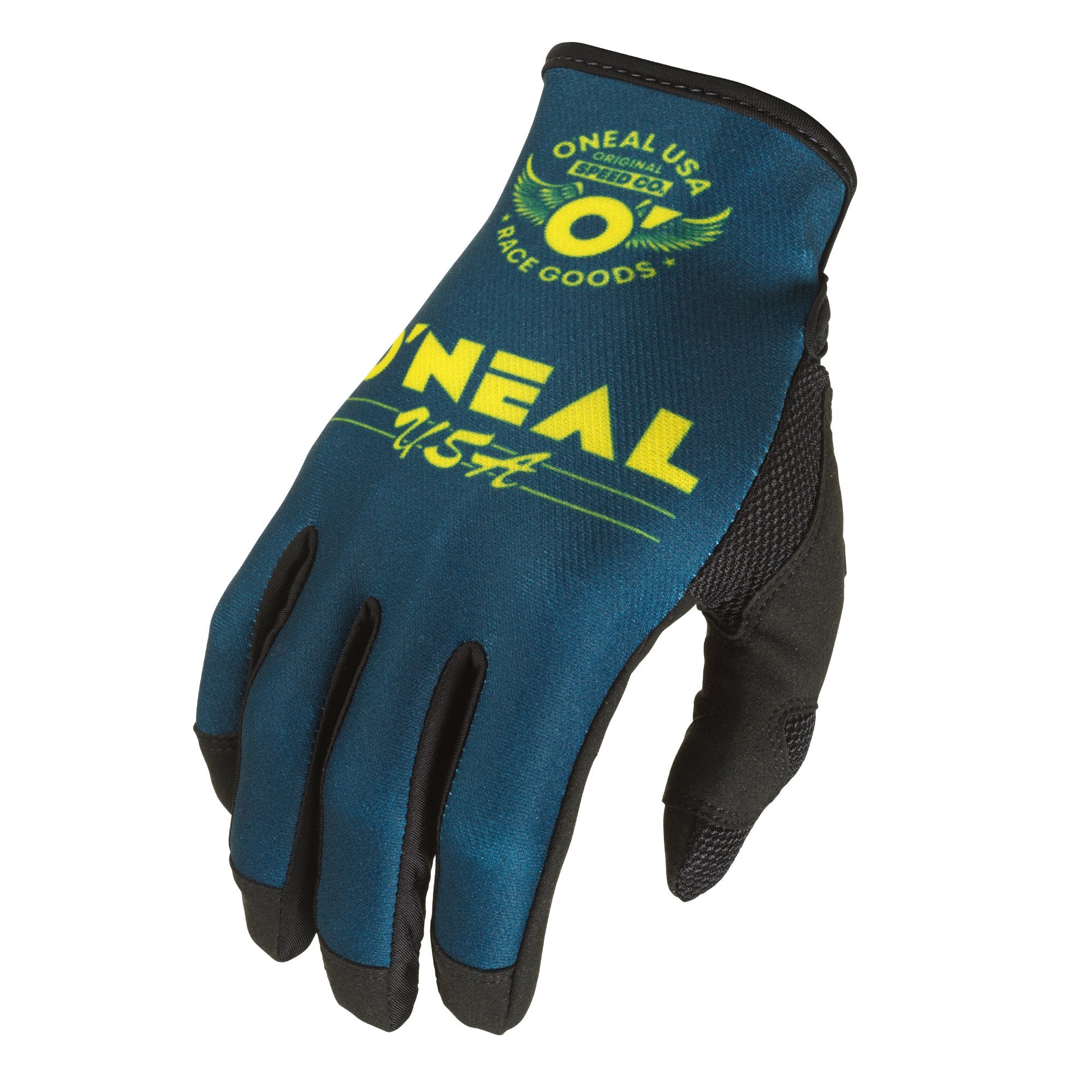 MC Auto: O'Neal Mayhem Bullet Blue/Yellow Gloves