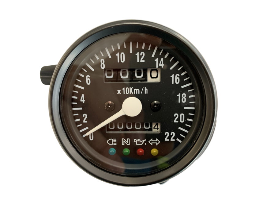 MC Auto: Motrix Universal Black Speedometer