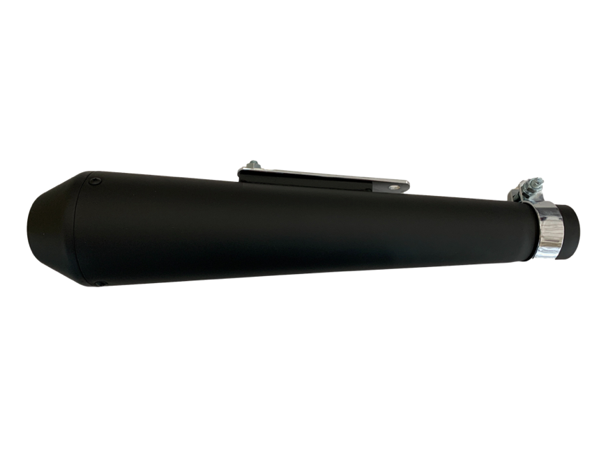 MC Auto: Motrix Universal Flat Black Reverse Cone Exhaust